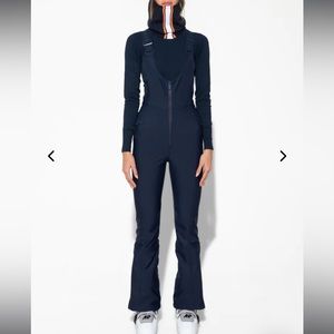 Halfdays Isabel Soft Shell Bib Ski Pants in Navy (XL)